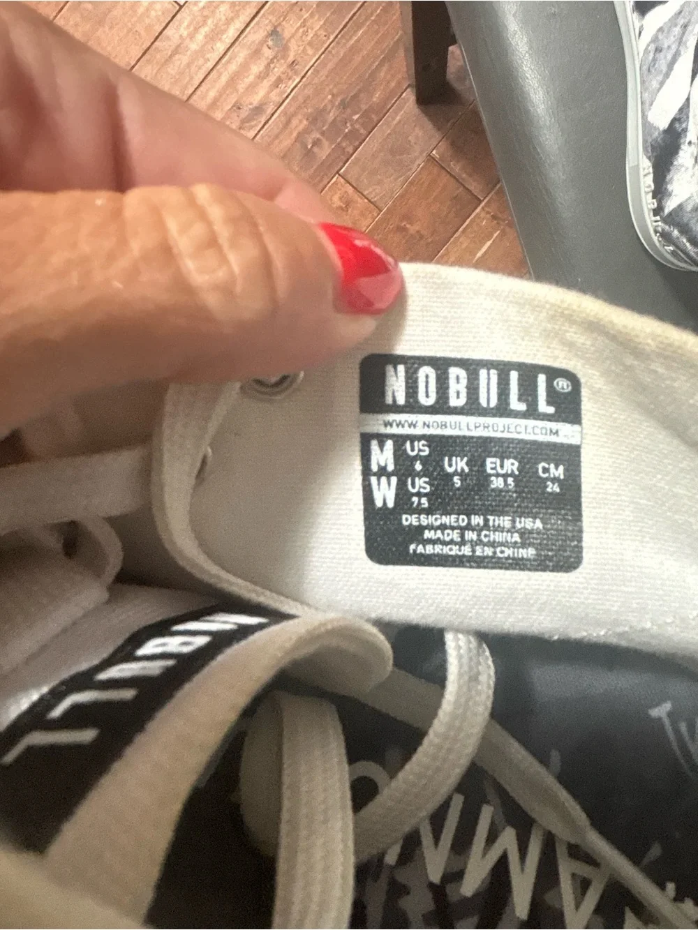 NOBULL Artists For Humanity Canvas Mid Trainers W7.5 M6